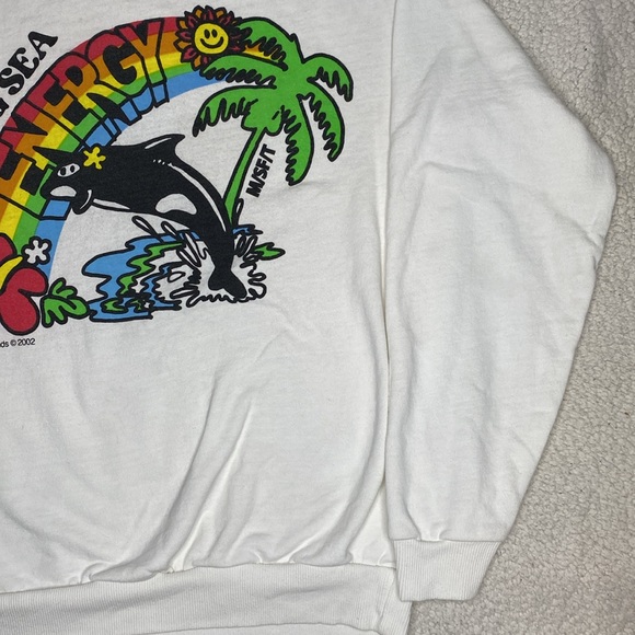 Misfit Mad Minds 2002 Big Sea Energy Sweatshirt: Size Small - Picture 7 of 10